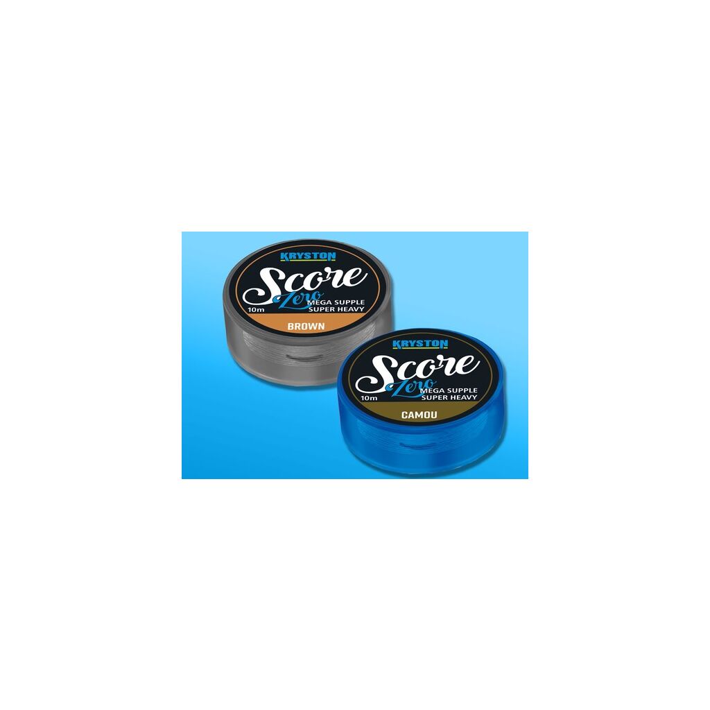 Kryston 10m 45lb Score ZERO Leadfree Leader Camou