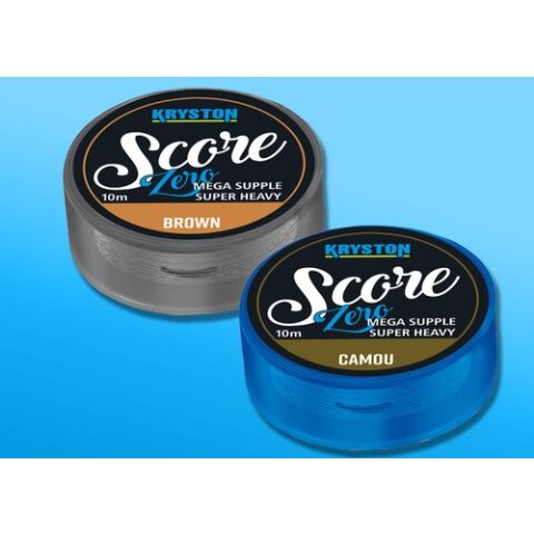 Kryston 10m 45lb Score ZERO Leadfree Leader Camou