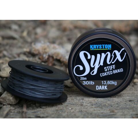 Kryston Synx Stiff Coated Braid Brown  20m 20lb