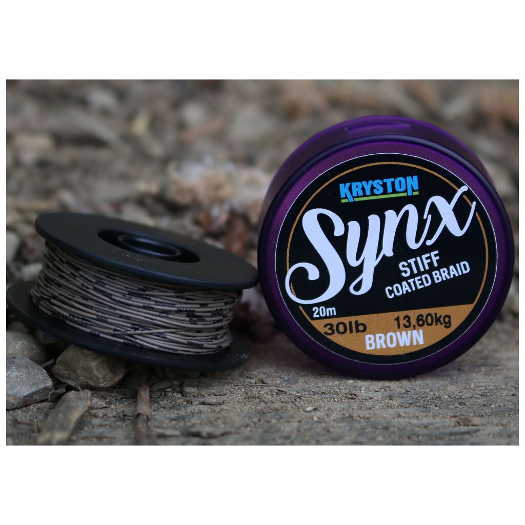 Kryston Synx Stiff Coated Braid Dark 20m 20lb