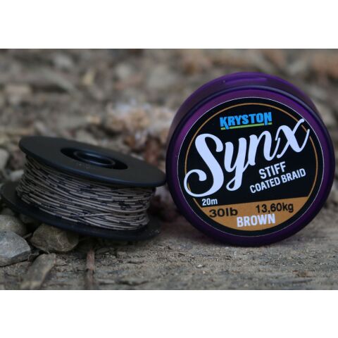 Kryston Synx Stiff Coated Braid Dark 20m 30lb