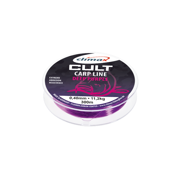 Climax CULT deep purple Karpfenschnur monofile Angelschnur