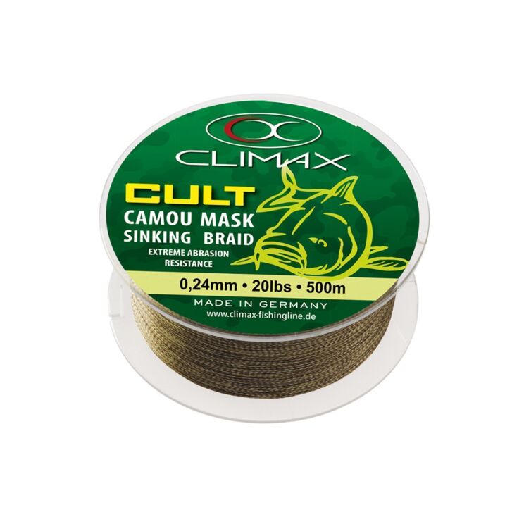 Climax CULT Camou Mask Sinking Braid 500m 0,20mm / 15lb