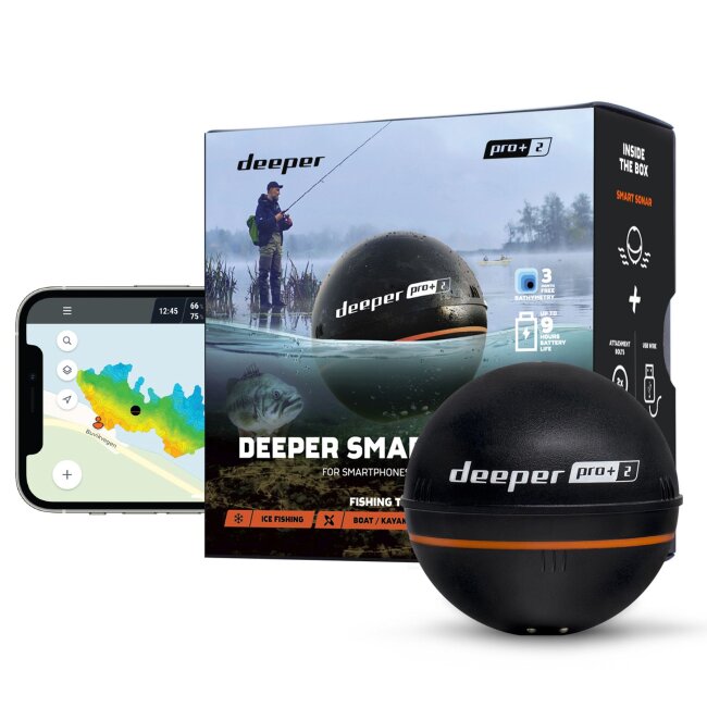 Deeper Smart Sonar Pro+2.0, WIFI+GPS
