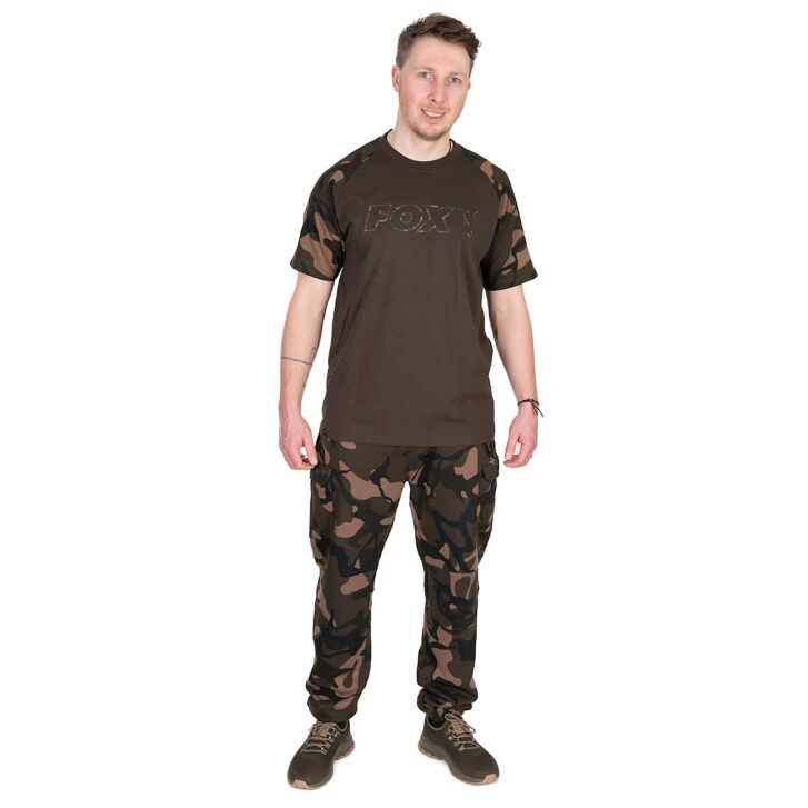 Fox khaki / Camo Outline Tshirt Large
