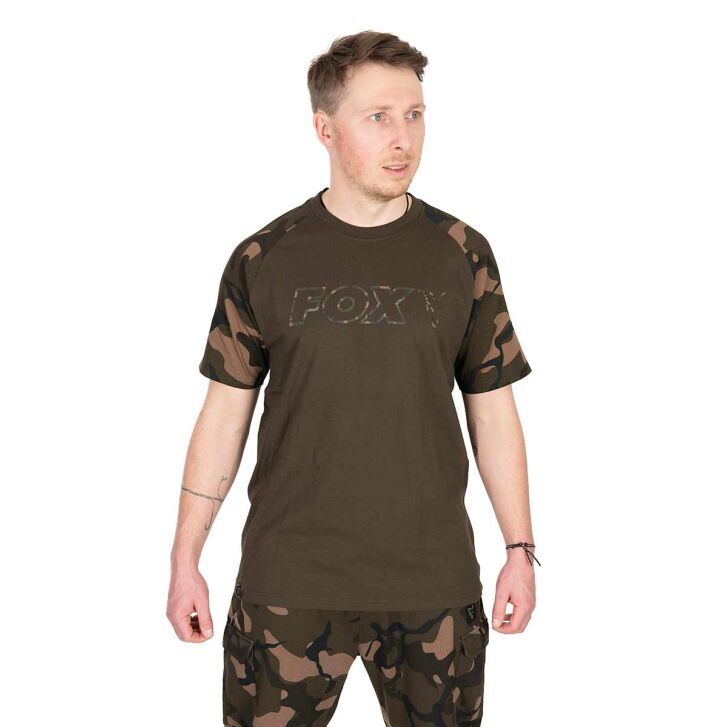 Fox khaki / Camo Outline Tshirt XL