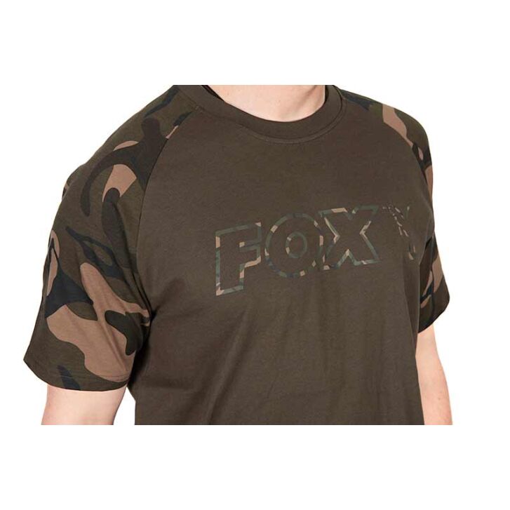 Fox khaki / Camo Outline Tshirt 2XL