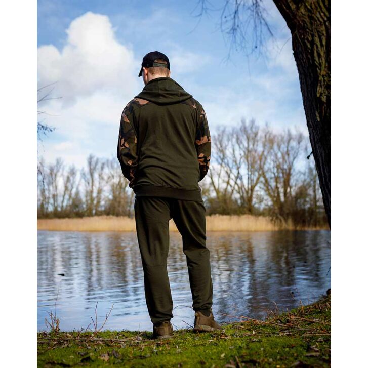 Fox LW Khaki / Camo Split Zip Hoody 3XL