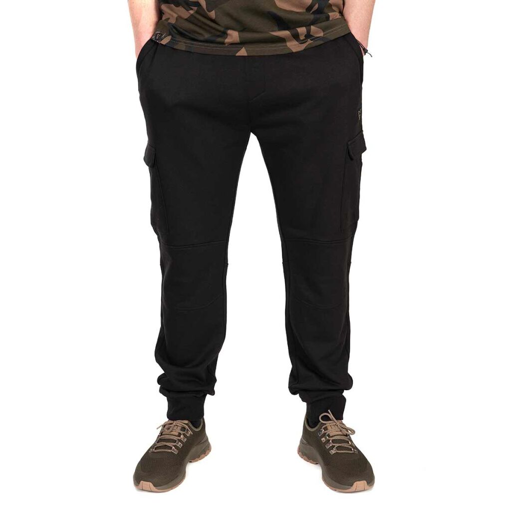 Fox LW Black / Camo Combat joggers SMALL