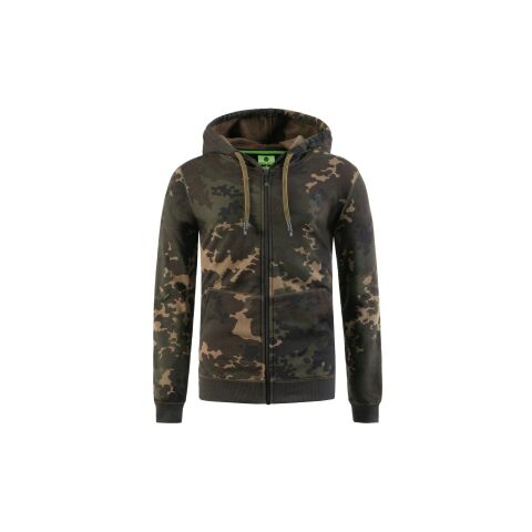 Korda Zip Hoodie Dark Kamo L