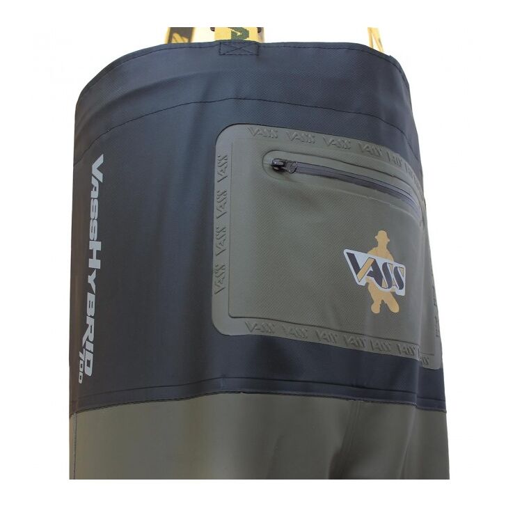 Vass Hybrid 700 Khaki / Black Chest Wader 45 UK11