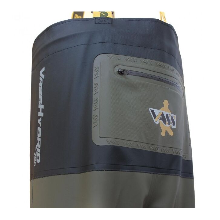 Vass Hybrid 700 Khaki / Black Chest Wader 47 UK13