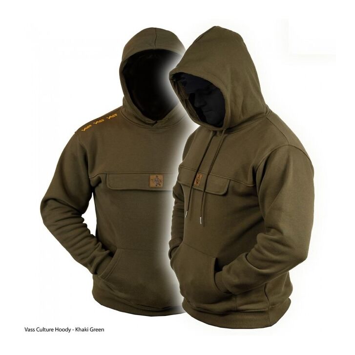 Vass Culture Hoody Khaki Green Medium