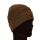 Vass Fleece Lined Ribbed Beanie Brown One Size