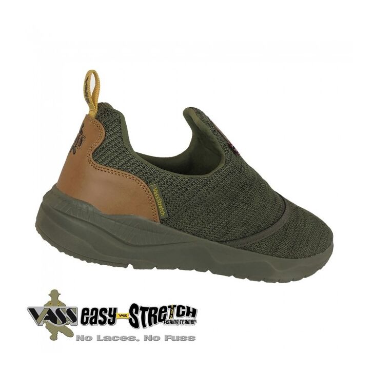 Vass Easy-Stretch Fishing Trainer Khaki 42 UK7.5
