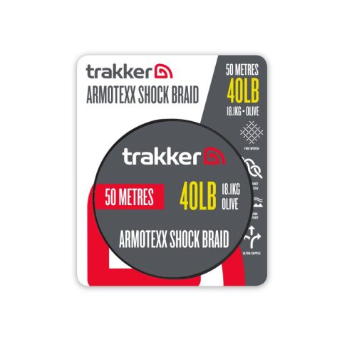 Trakker Armotexx Shock Braid (40lb) (18.1kg) (50m)