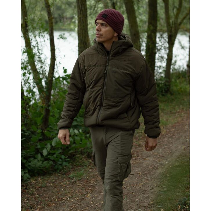 Korda Insulated Hooded Jacket | Dark Olive S