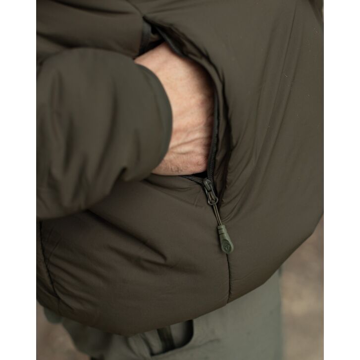 Korda Insulated Hooded Jacket | Dark Olive S