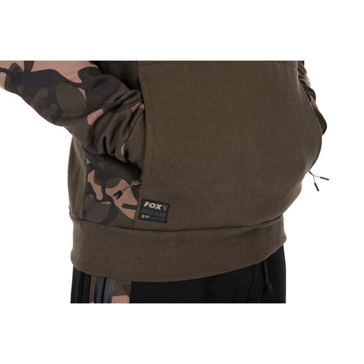 Fox Khaki  / Camo pullover premium 310 hoodie - XL