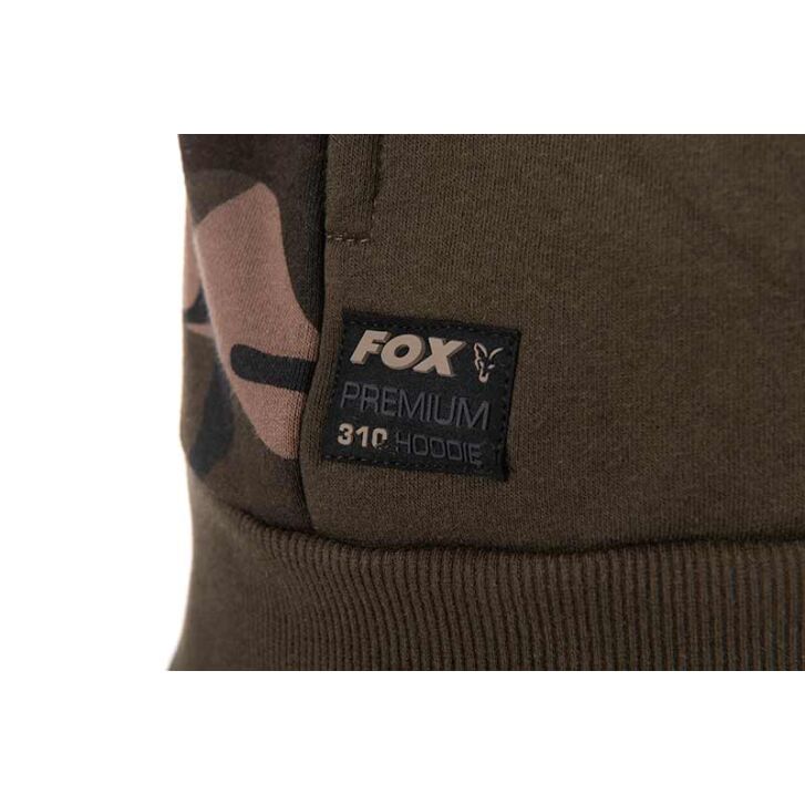 Fox Khaki  / Camo pullover premium 310 hoodie - 2XL