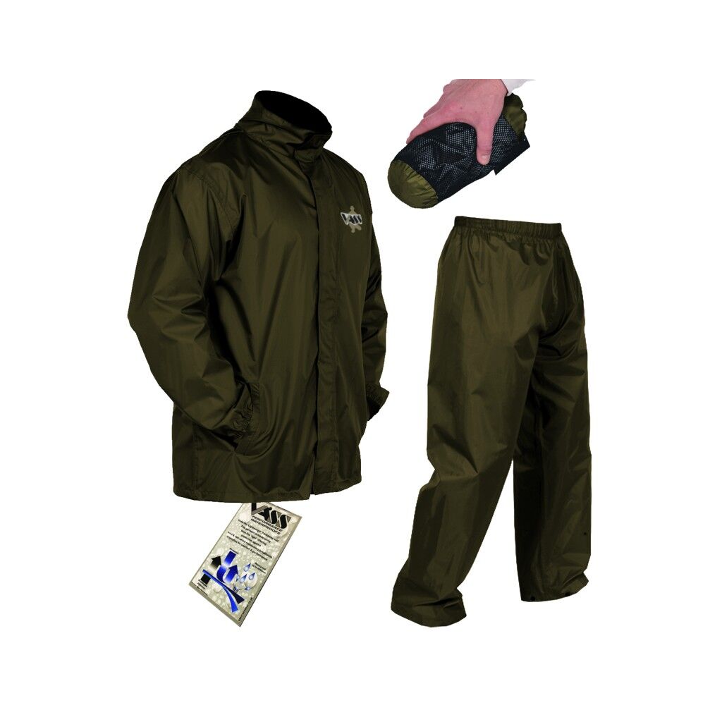 Vass 130-54 Vass-tex W/P Ademende Jas & Broek Khaki XLarge | Broeken | Broeken