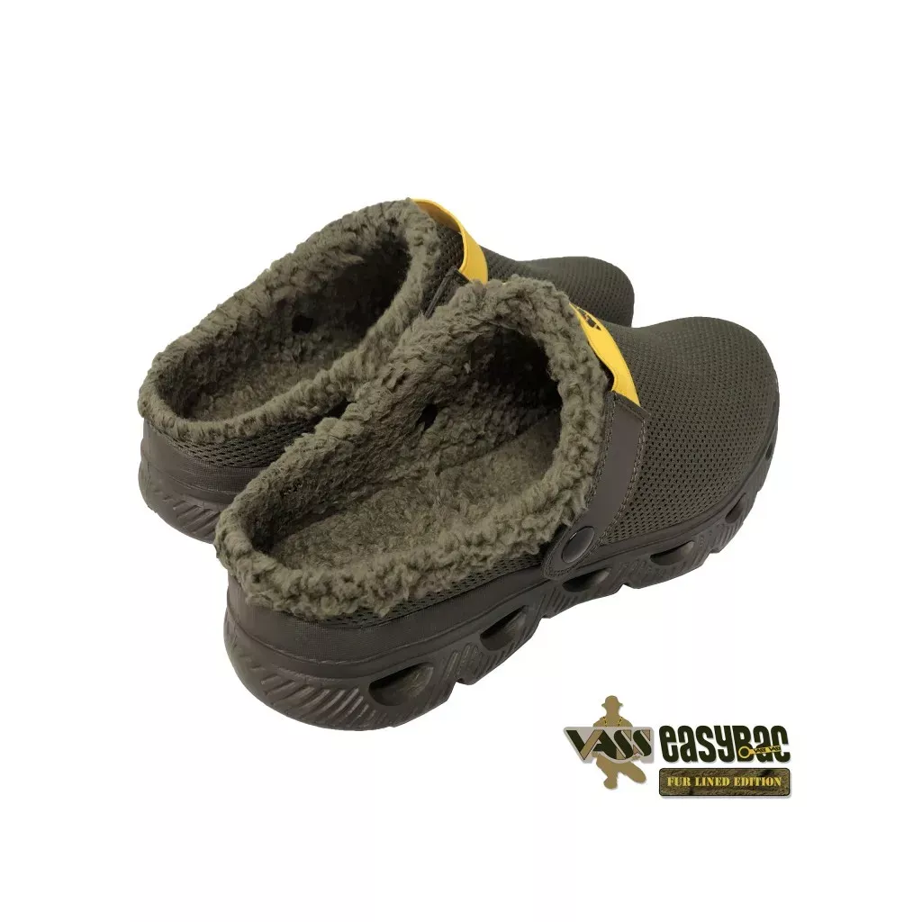 Vass VX102-30W Vass 'Easy-Bac' Ed2 Trainer- Fur-Lined Edition Khaki 47 UK12 | Schoenen