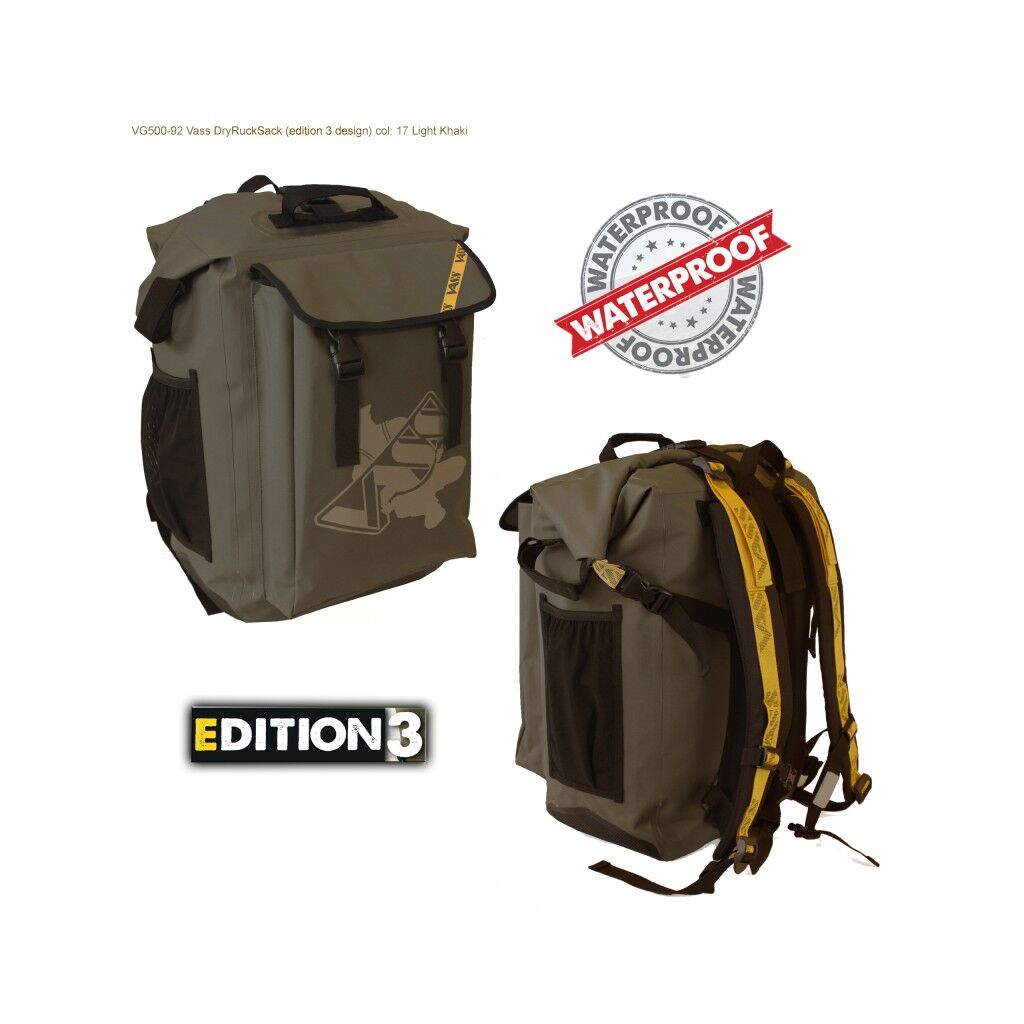 Vass 500-92 Vass DryRugzak Edition 3 Light Khaki 40 Liter | Rugzakken