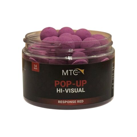 MTC Baits Pop-Up Hi-Visual Response Red - 12 mm