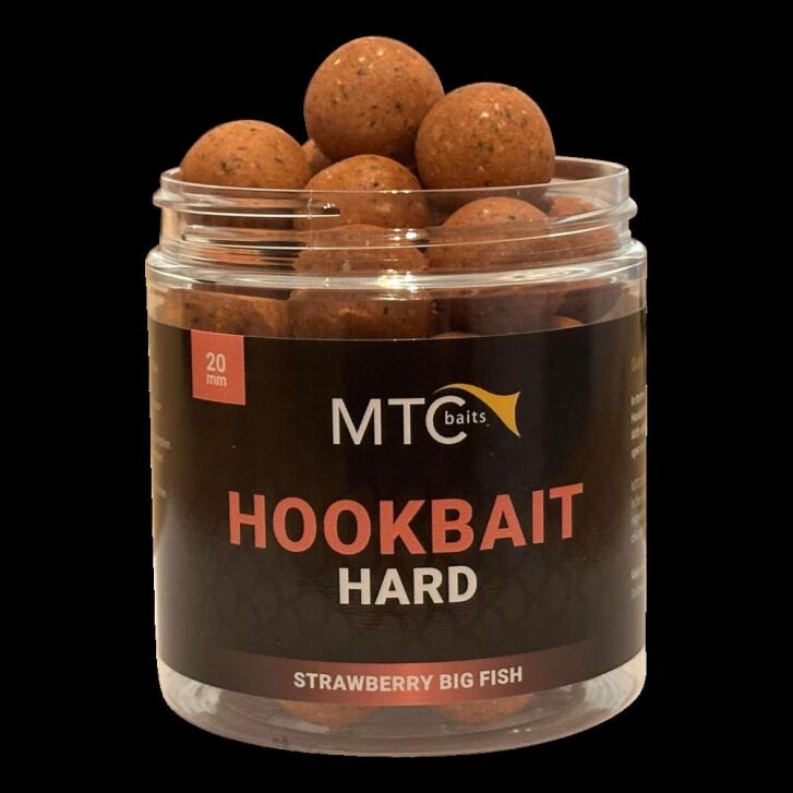 MTC Baits Hookbait Hard  Strawberry Big Fish - 20 mm