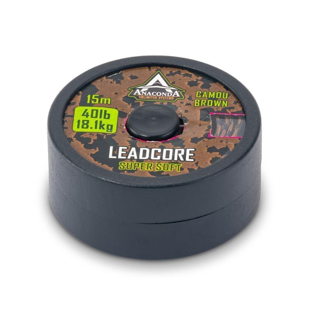 Anaconda Super Soft Leadcore Camou Brown 15m/50lb- 22,7kg