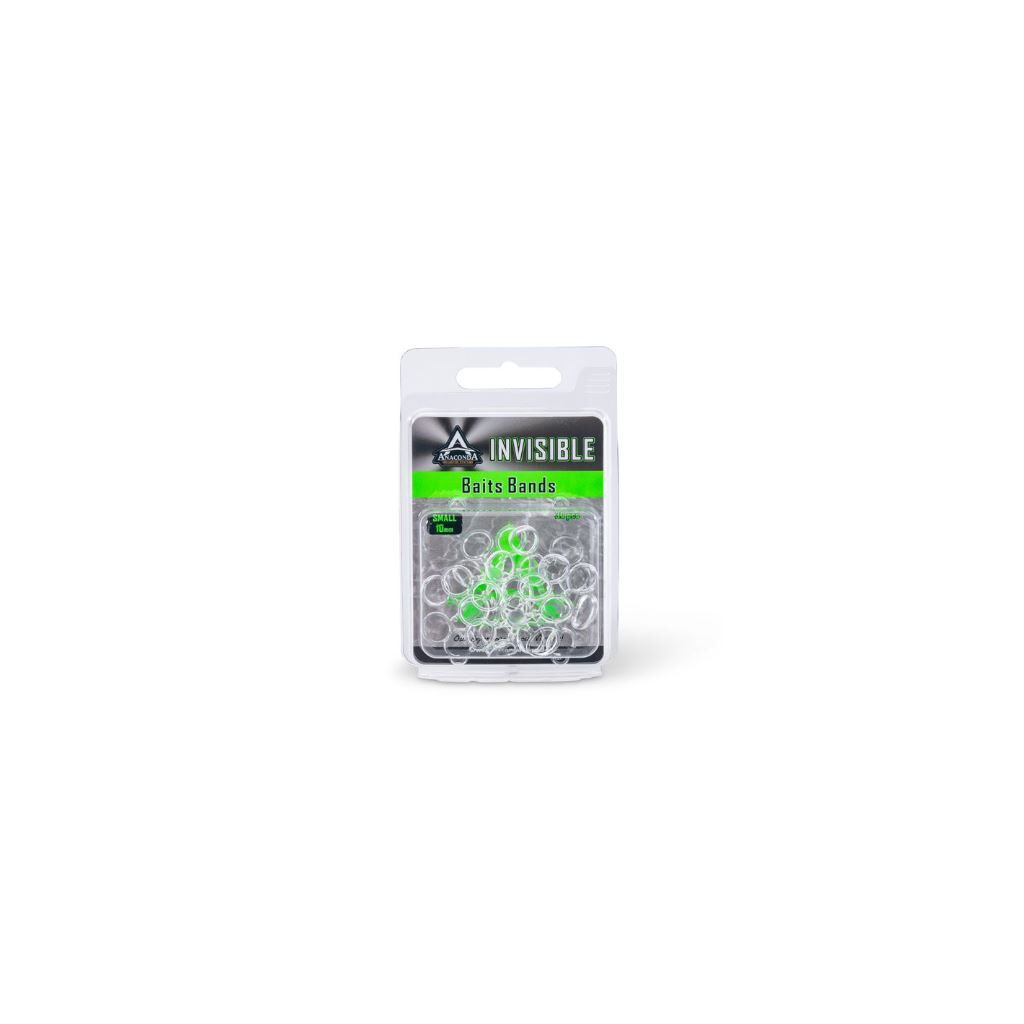 Anaconda Invisible Baits Bands Small 30pcs. 10mm