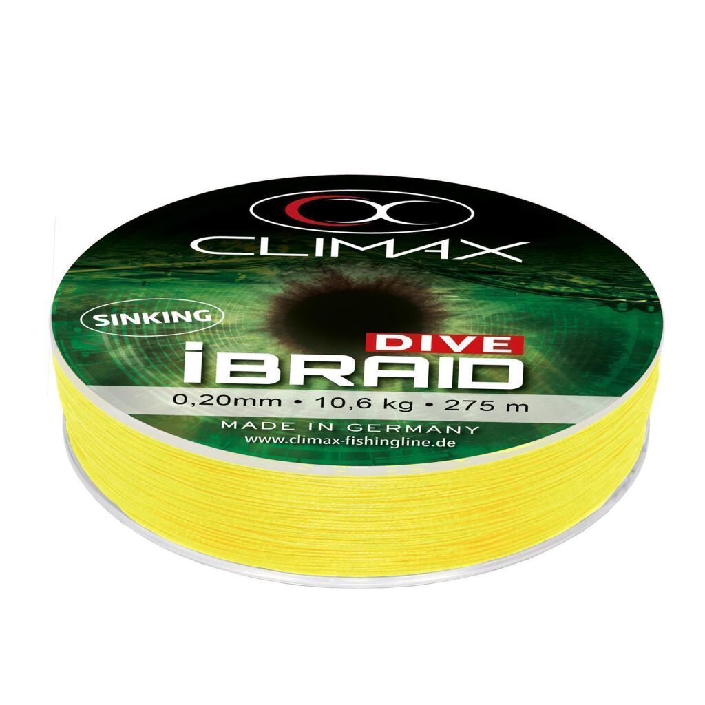 Climax iBraid Dive gelb SB 275m 0,15mm / 7,5kg