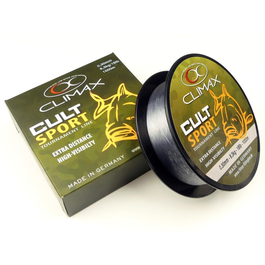 Climax CULT Carp Sport SB grau 1000m 0,22mm 4,4kg/10lb