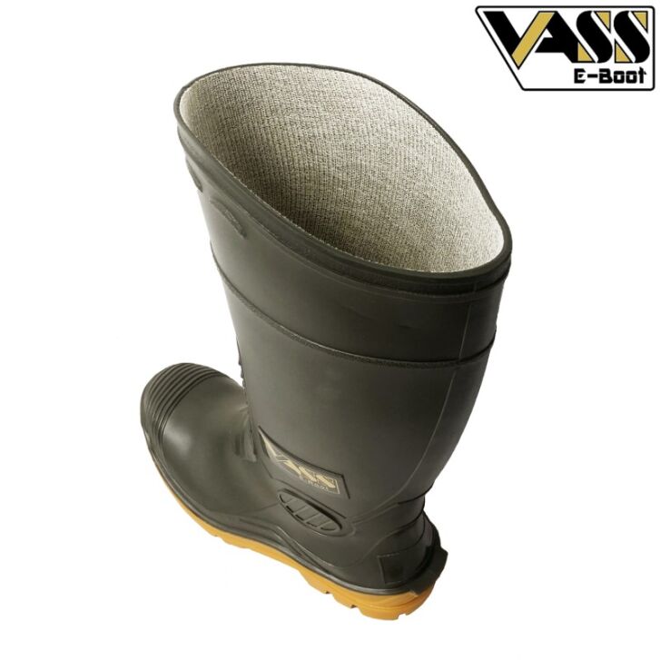 Vass E Boot Khaki/Yellow Size 47 UK 13