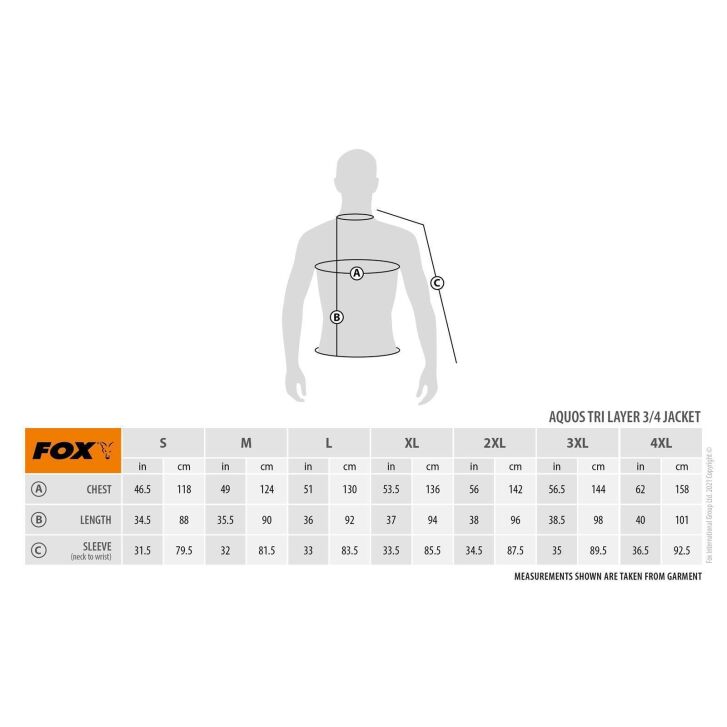 Fox RS25K CAMO 3/4 Jacket - 4XL