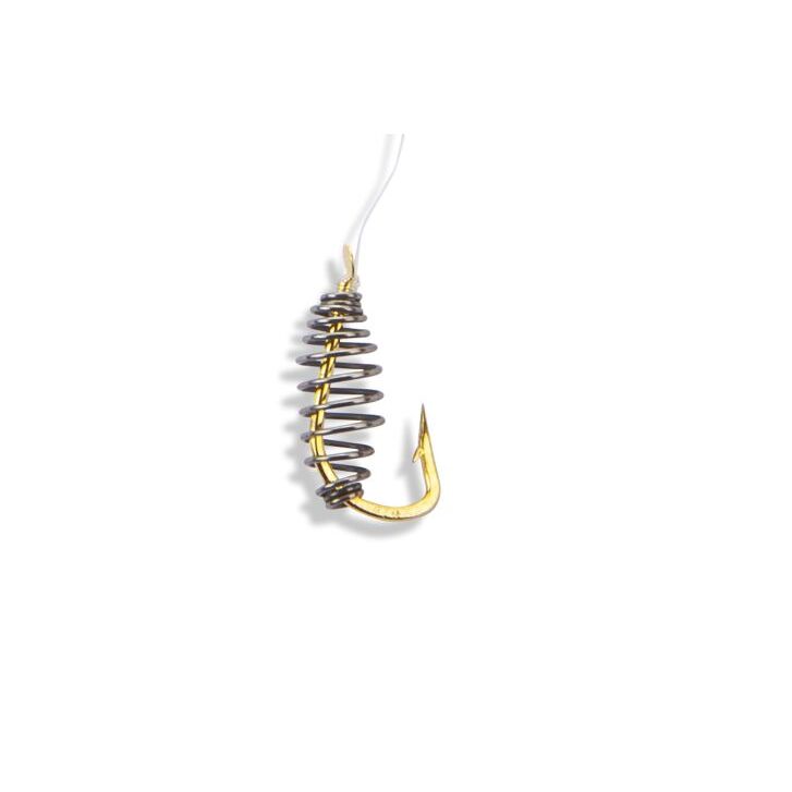 Saenger Carbon Steel Naturköder Haken Spiral Teighaken GS