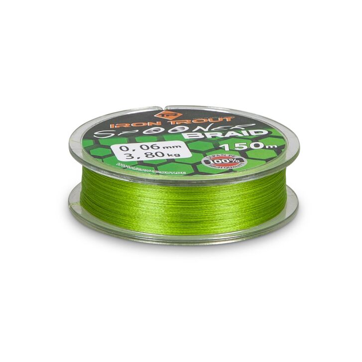 IRON TROUT Spooner Braid 0,06mm Camo Green 150m