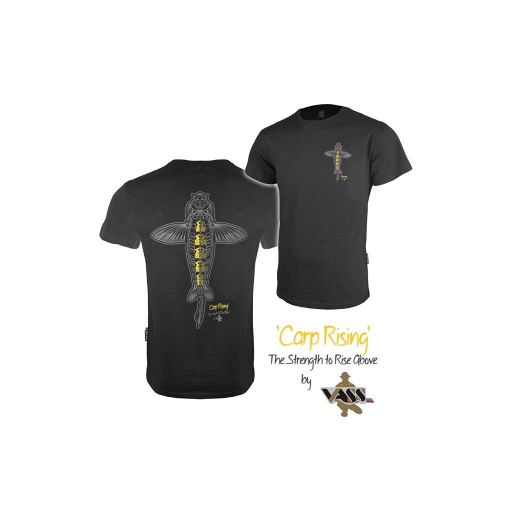 Vass Carp Rising T-Shirt Black 2XL
