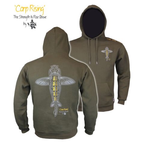 Vass Carp Rising Hoody Khaki Green 2XL