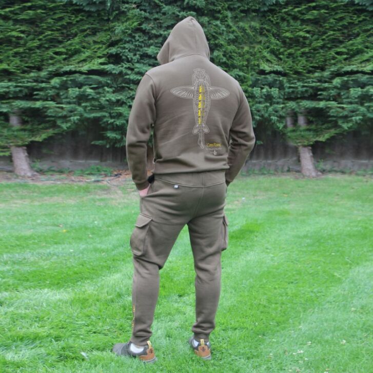 Vass Carp Rising Hoody Khaki Green 3XL