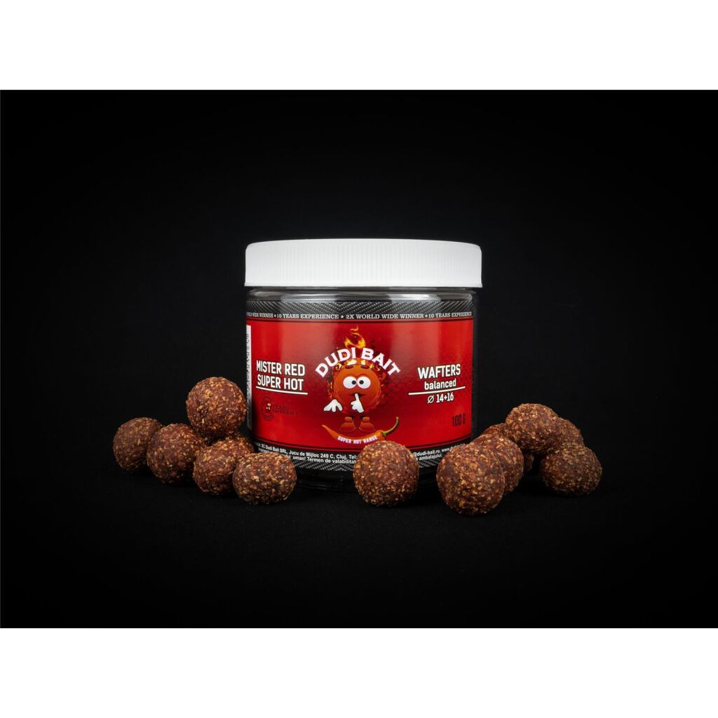 Dudi Bait Mister Red Super Hot Wafters 12+14 mm