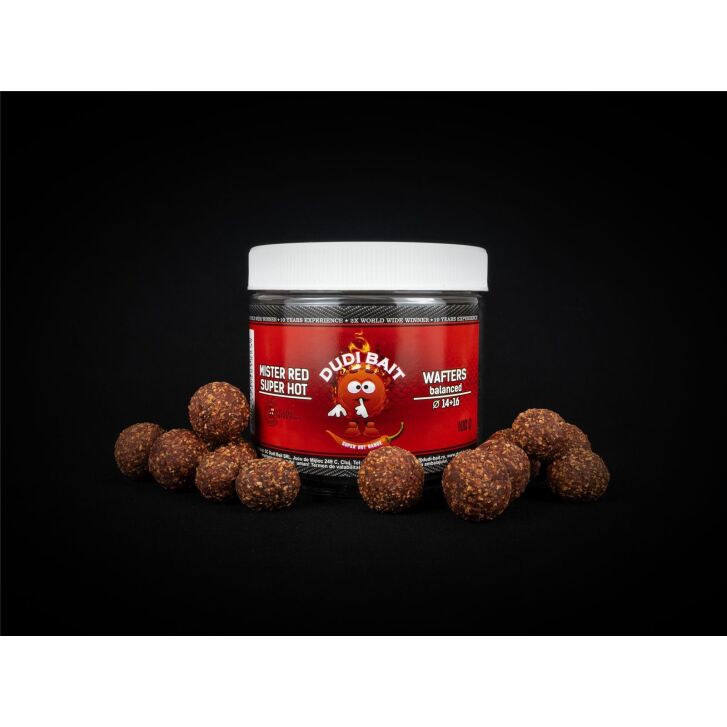 Dudi Bait Mister Red Super Hot Wafters 12+14 mm