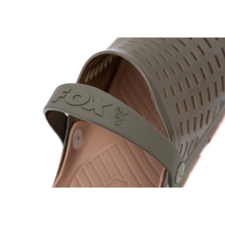 Fox Khaki clogs  - sz 10 / 44
