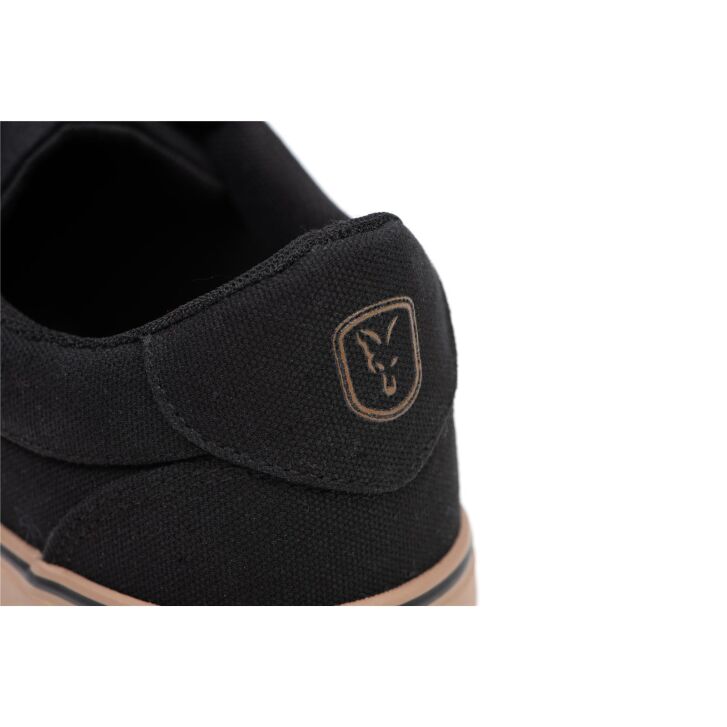 Fox Black canvas shoe
