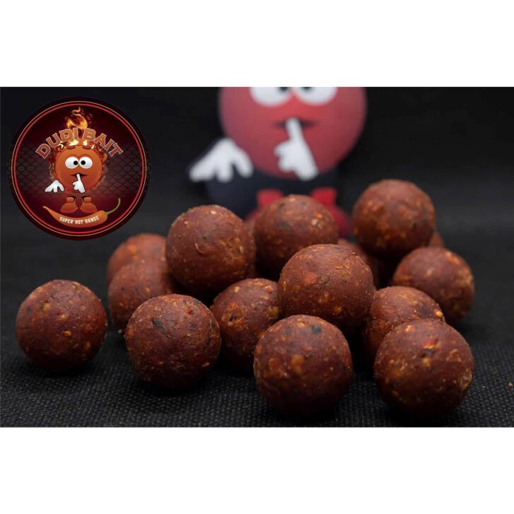 Dudi Bait Mister Red Super Hot Boilie 16 mm löslich 5kg