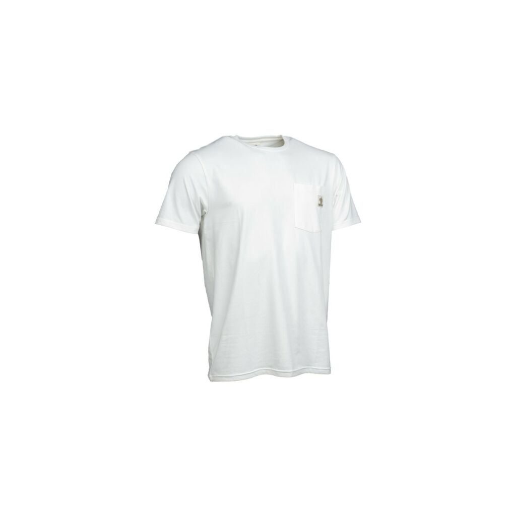 Nash Make It Happen Badge Pocket T Shirt Ecru M