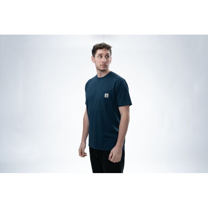 Nash Make It Happen Badge Pocket T Shirt Navy Blue XXXL