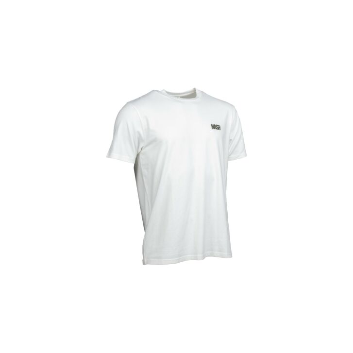 Nash Make It Happen Carp Logo T Shirt Ecru Small