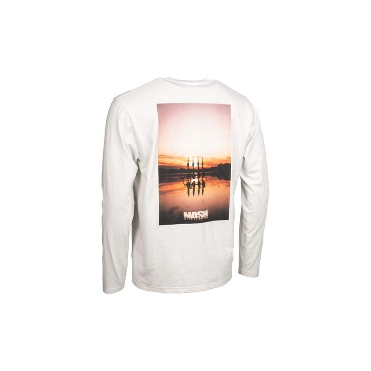 Nash Make It Happen Sunset Long Sleeve T Shirt Ecru L