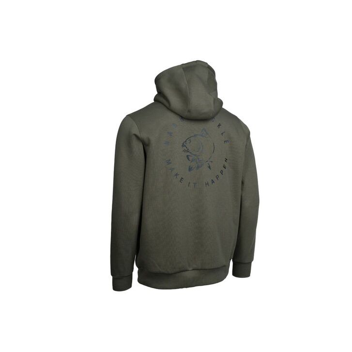 Nash Make It Happen Carp Logo Hoody Green M